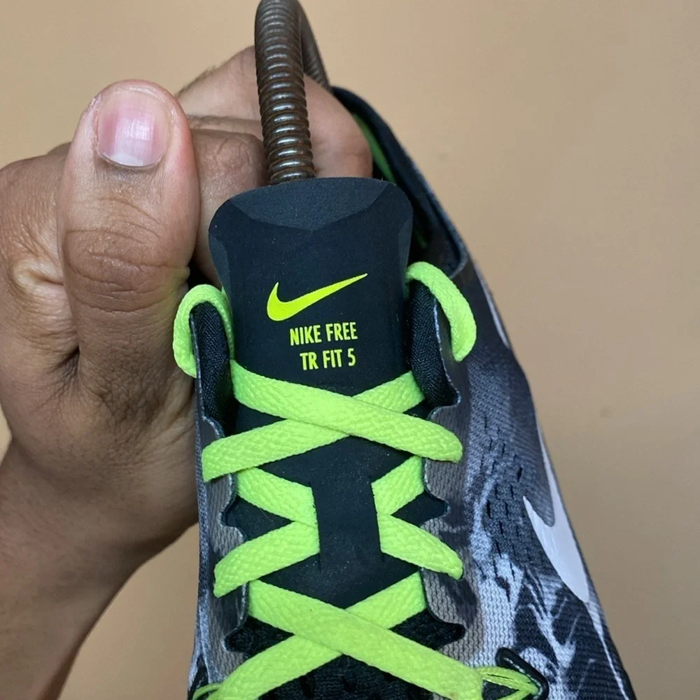 Nike Free TR Fit 5 Women’s Running Sneakers “Black White Gray Volt”